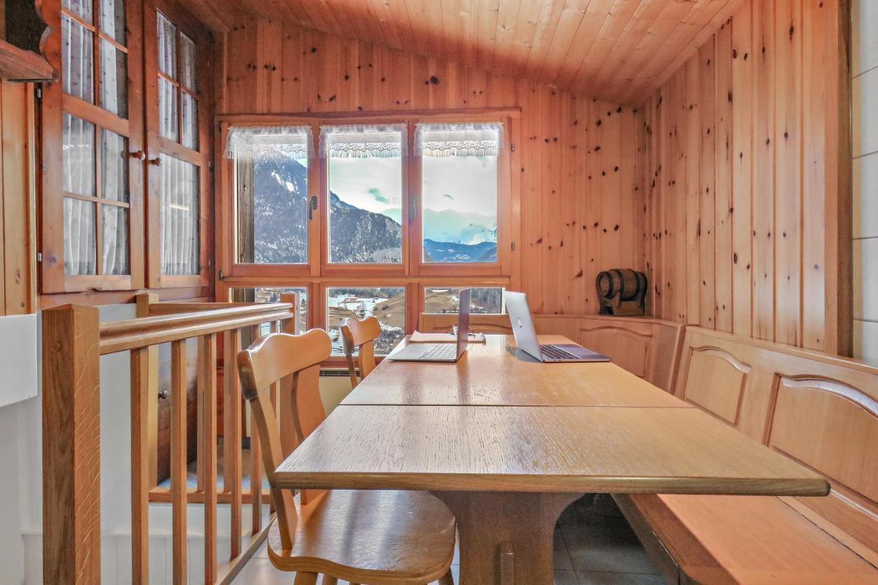 Charmant Chalet Dans La Montagne Proche De Verbier Sembrancher Eksteriør billede