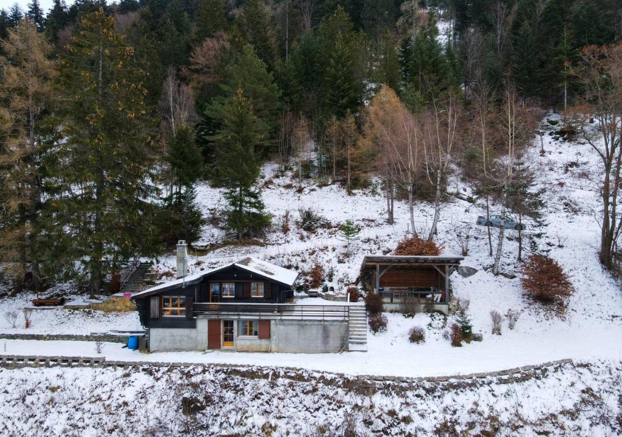 Charmant Chalet Dans La Montagne Proche De Verbier Sembrancher Eksteriør billede